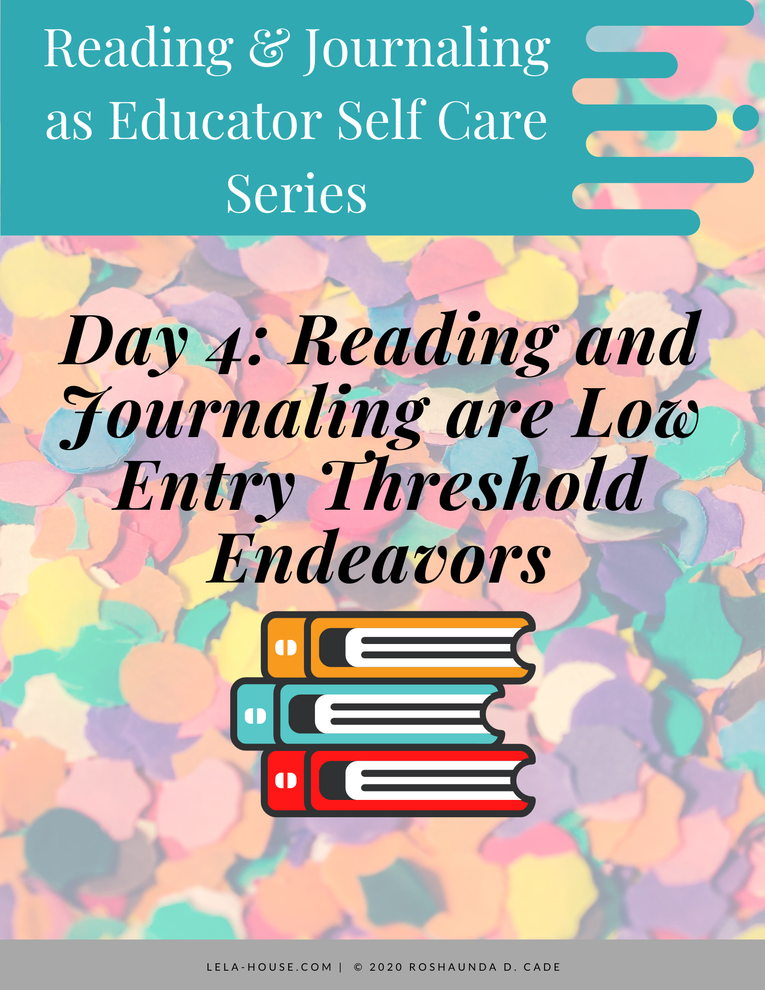 Reading and Journaling are Low Entry Threshold Endeavors